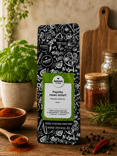 Paprika rosen scharf