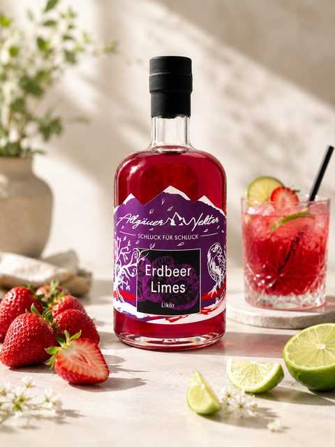 Erdbeer Limes Likör