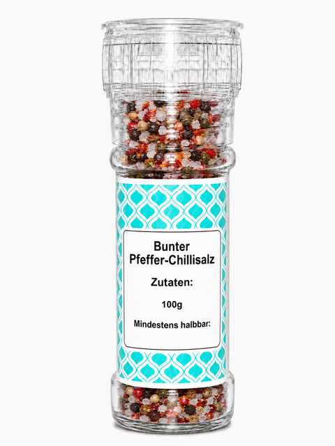 Bunter Pfeffer-Chilisalz