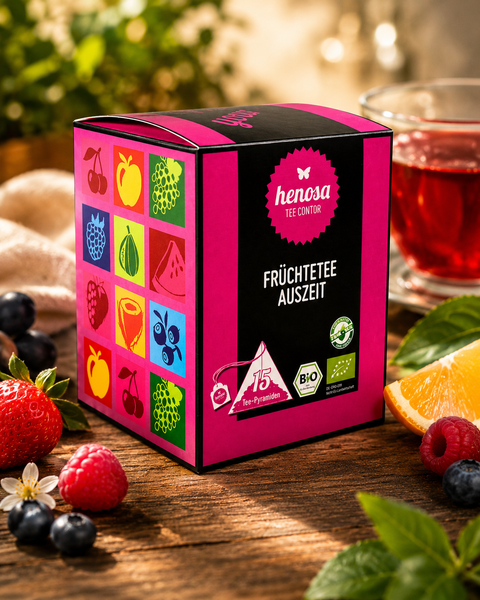 Früchtetee Auszeit Box Bio