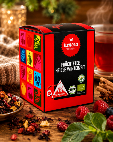 Früchtetee Heiße Winterzeit Box Bio