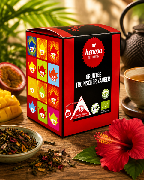 Grüntee Tropischer Zauber Box Bio