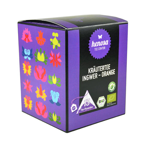 Kräutertee Ingwer/Orange Box Bio