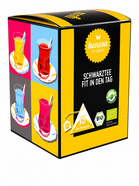 Schwarztee Fit in den Tag Box Bio