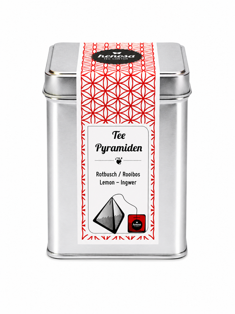 Rotbusch Lemon Ingwer Pyramiden