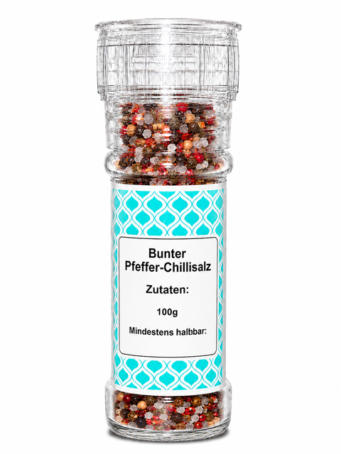 Bunter Pfeffer-Chilisalz