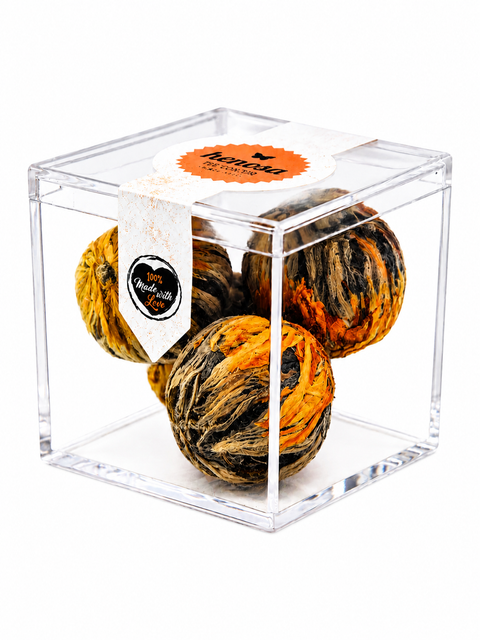 4er Teeblumen Box