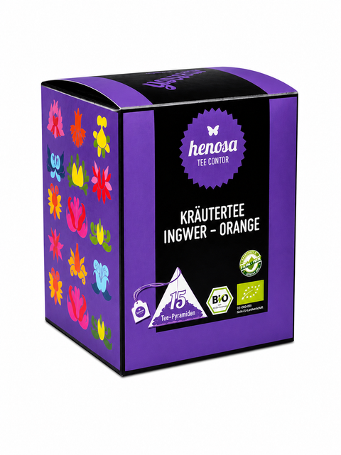 Kräutertee Ingwer/Orange Box Bio