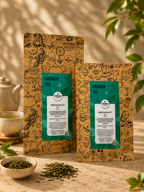 Grüntee Sencha Blatt
